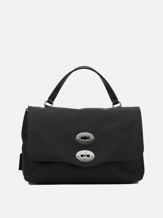Medium bags 85% nylon 15% bovine leather - Lining: 100% cotton  Black - Zanellato Women | PLP | VIETTI Online Store 
