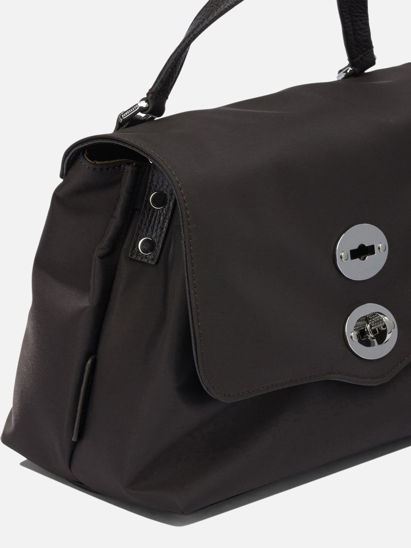 Medium bags 85% nylon 15% leather - Lining: 100% cotton  Brown - Zanellato Women | PDP | VIETTI Online Store | thumbnail_4