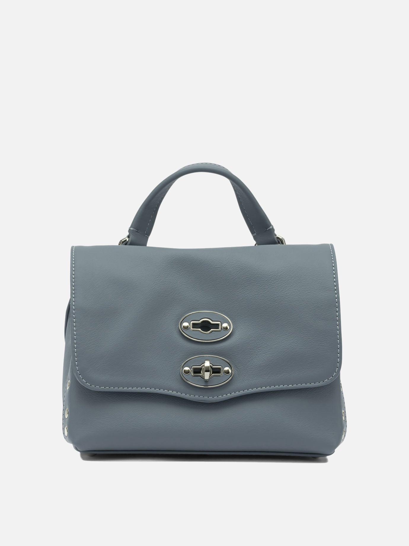 Small bags 100% bovine leather - Lining: 100% cotton  Light blue - Zanellato Women | PDP | VIETTI Online Store | thumbnail