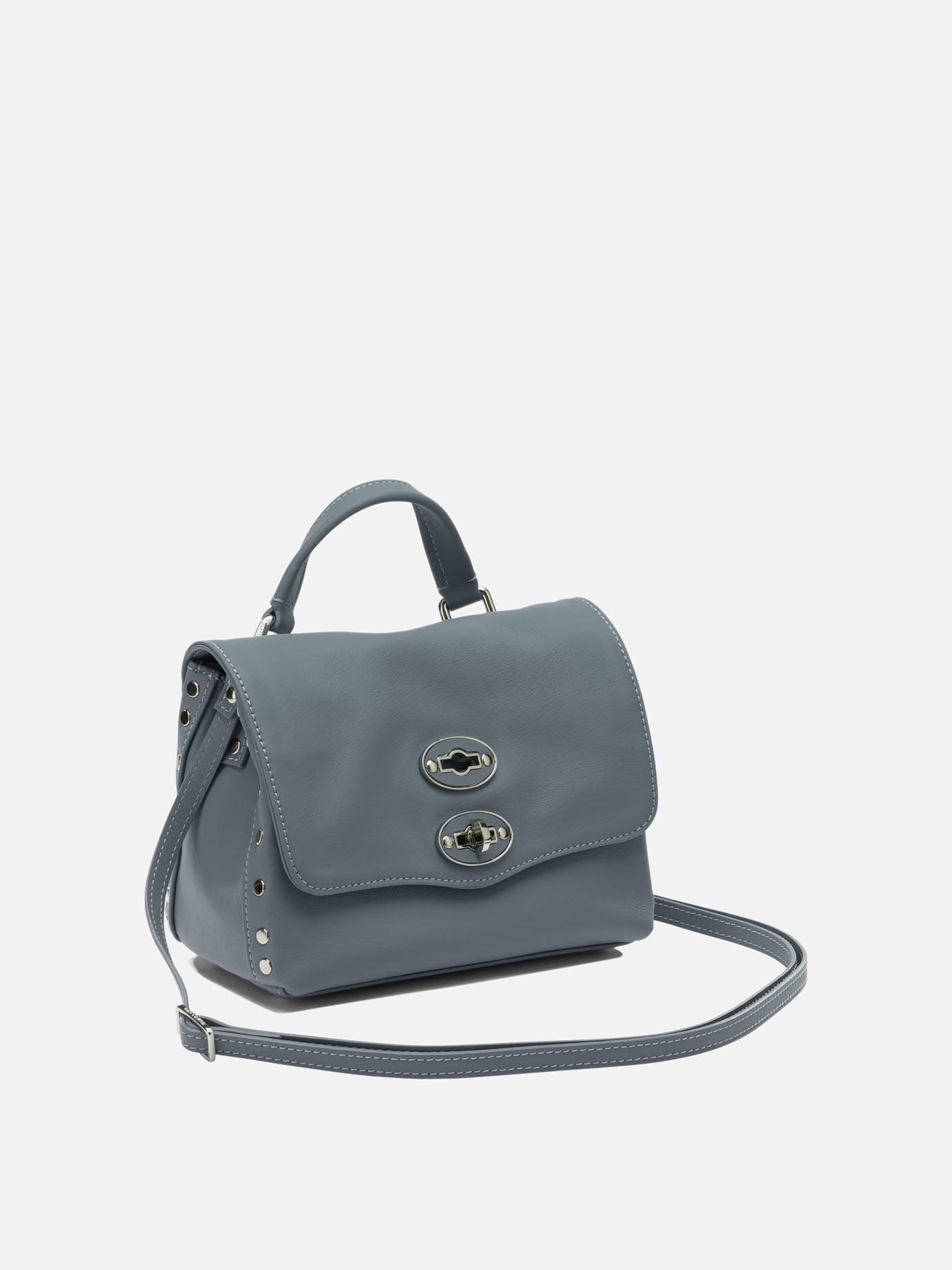 Small bags 100% bovine leather - Lining: 100% cotton  Light blue - Zanellato Women | PDP | VIETTI Online Store | thumbnail_2