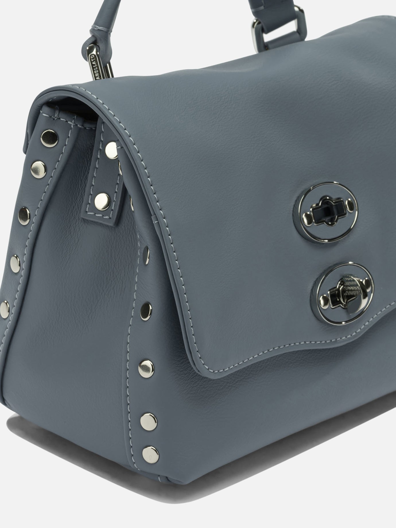 Small bags 100% bovine leather - Lining: 100% cotton  Light blue - Zanellato Women | PDP | VIETTI Online Store | thumbnail_4