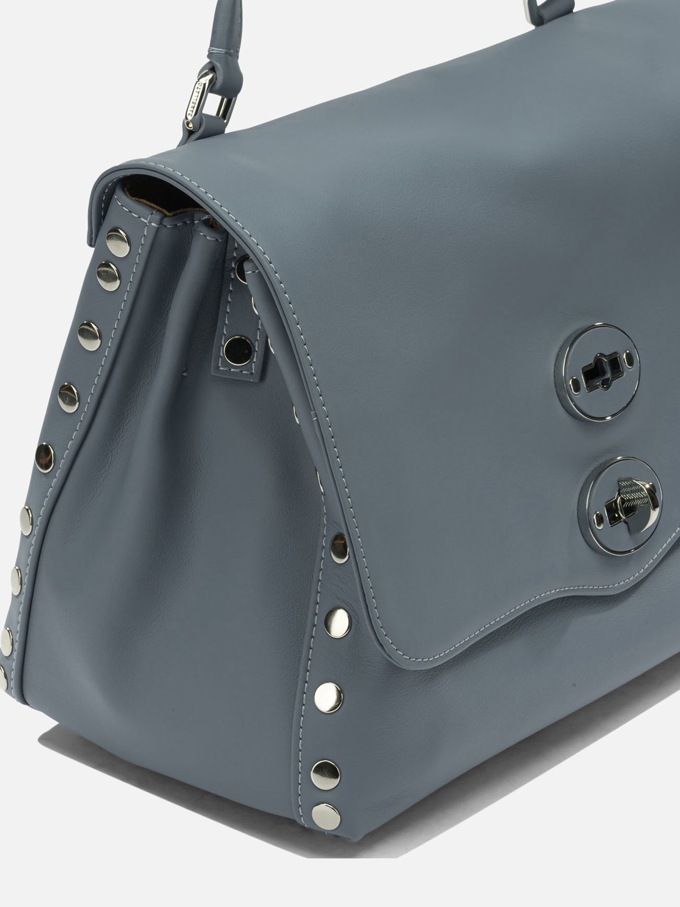 Medium bags 100% bovine leather - Lining: 100% cotton  Light blue - Zanellato Women | PDP | VIETTI Online Store | Zoom-Modal_4
