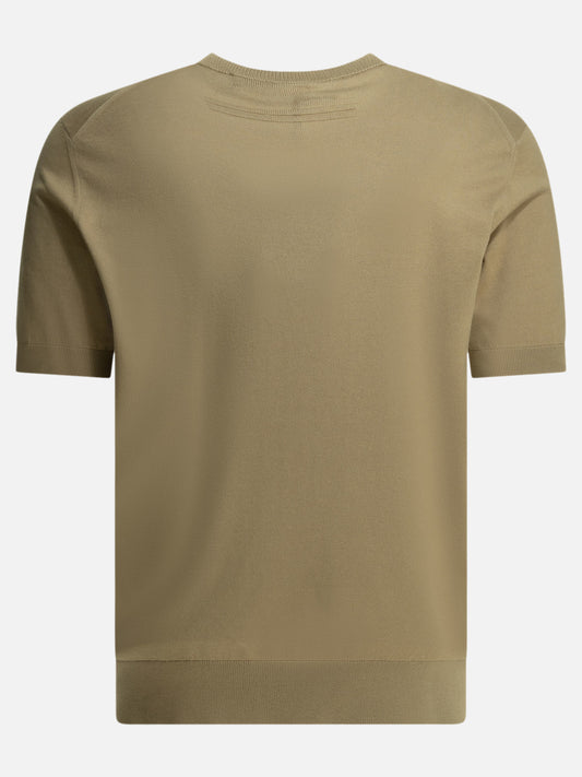 Crewneck t-shirts Solid colour  Beige - Zegna Men | PLP | VIETTI Online Store | 2
