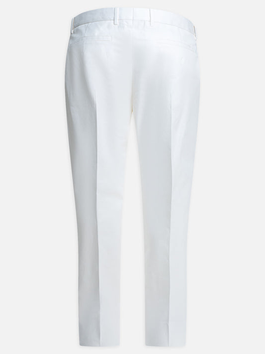 Tailored trousers Solid colour  White - Zegna Men | PLP | VIETTI Online Store | 2

