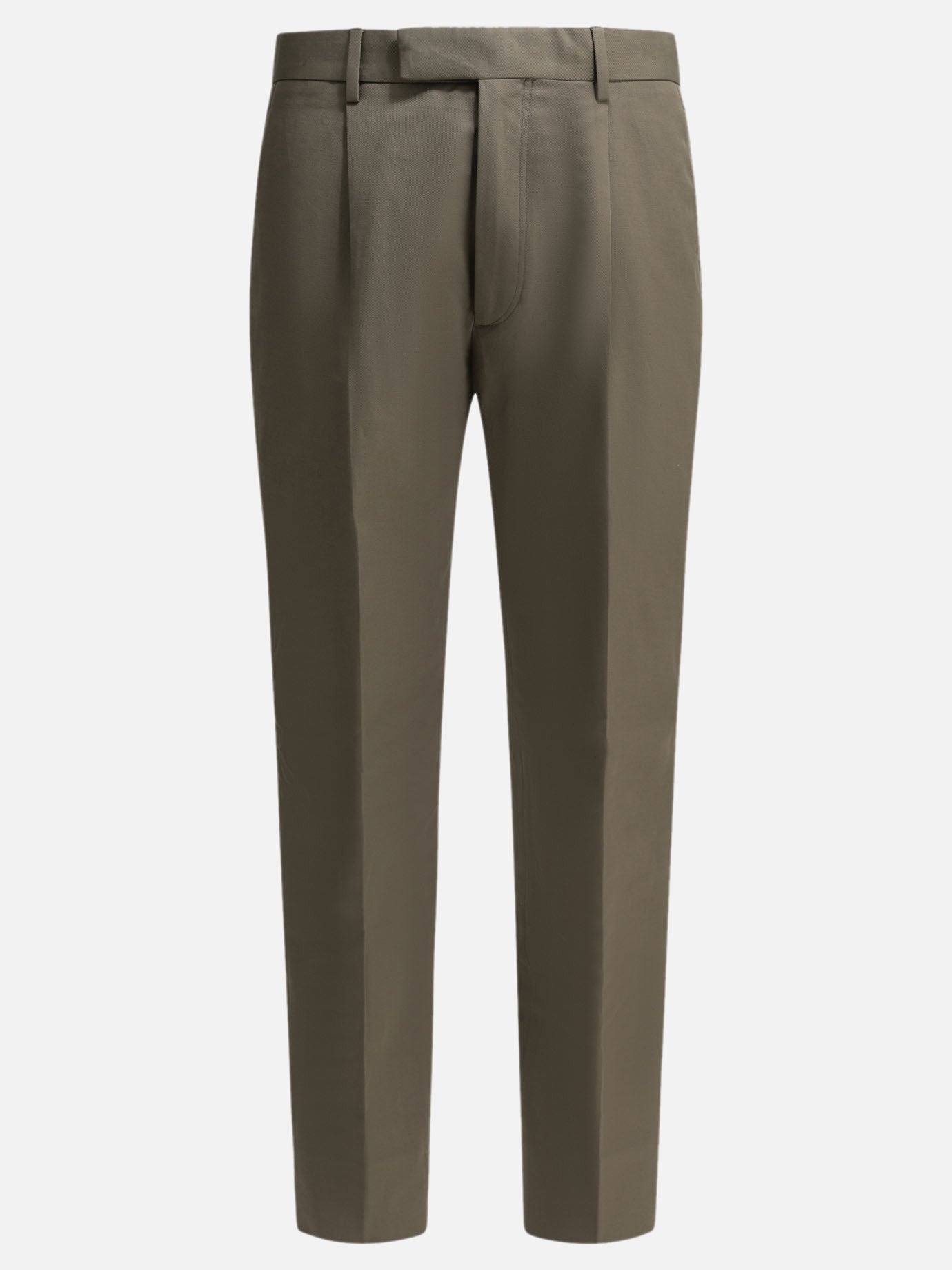 Tailored trousers Solid colour  Brown - Zegna Men | PDP | VIETTI Online Store | Zoom-Modal
