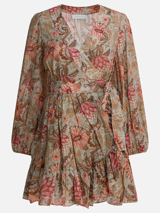 Zimmermann "Daylight" short dress Green

