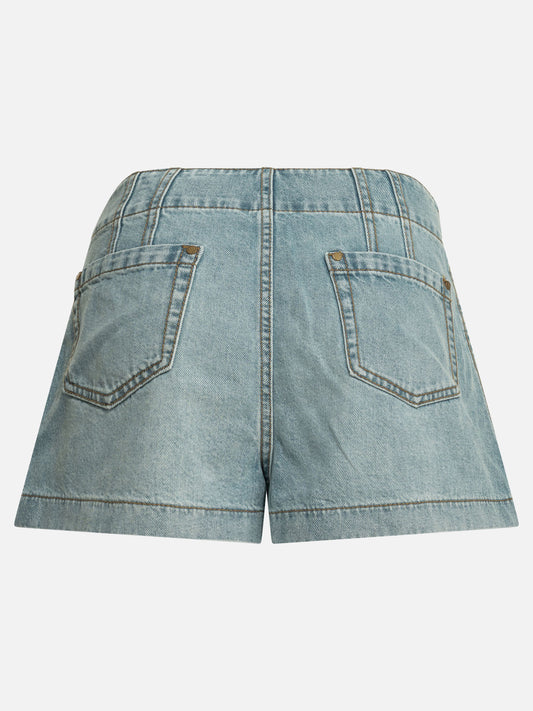 Five pockets shorts Solid colour  Light blue - Zimmermann Women | PLP | VIETTI Online Store | 2
