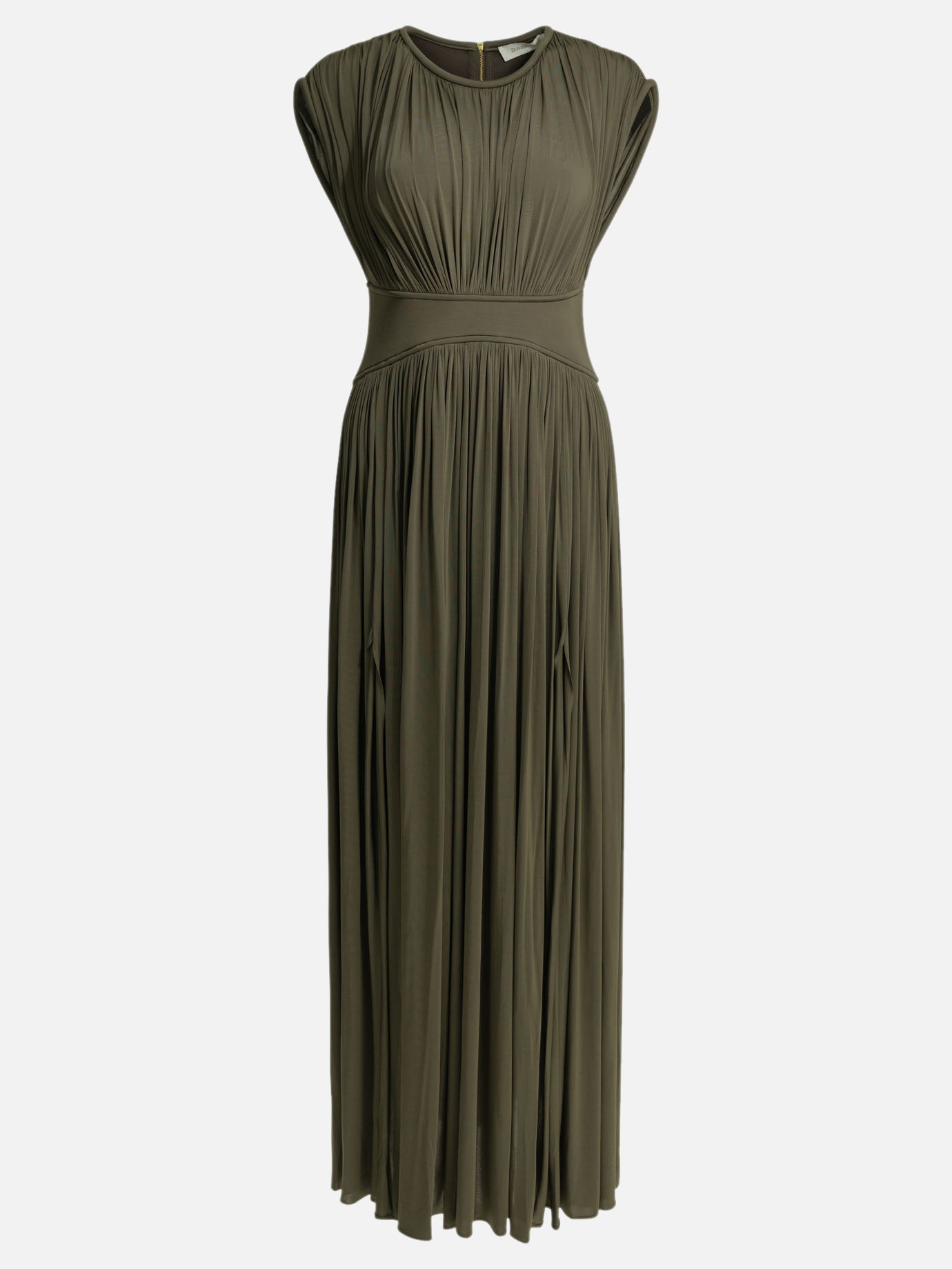 zimmermann green dress Paisley Ottie Plunge Midi Front button Shop Green Zimmermann Online |