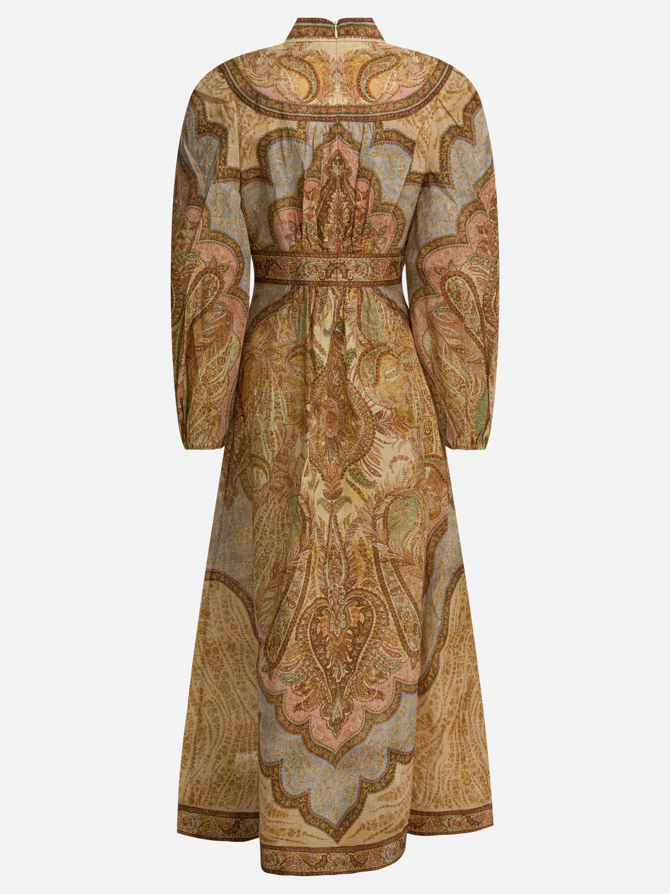 Midi dresses Paisley  Yellow - Zimmermann Women | PDP | VIETTI Online Store | thumbnail_2