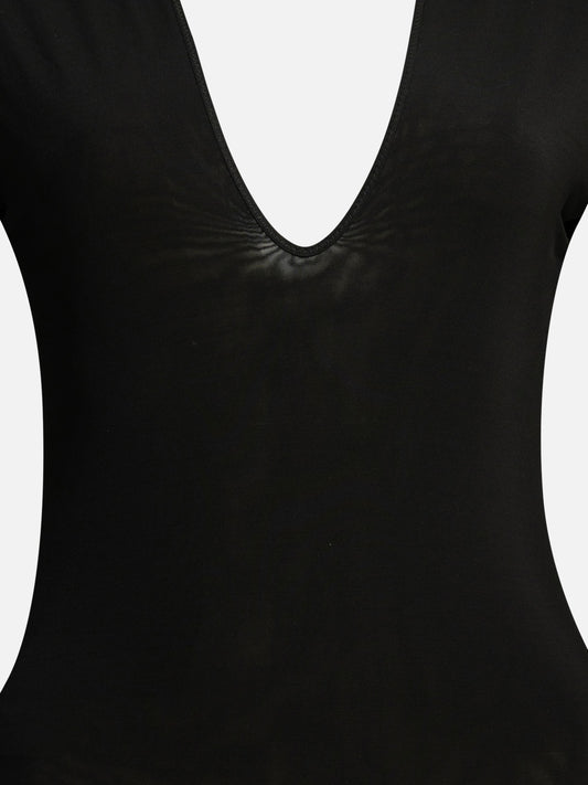 Zimmermann Long-sleeved bodysuit Black

