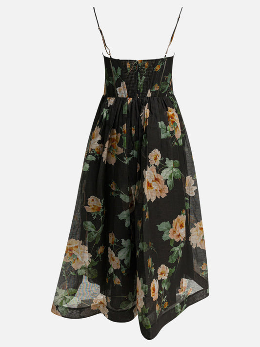 Midi dresses Floral  Black - Zimmermann Women | PLP | VIETTI Online Store | 2
