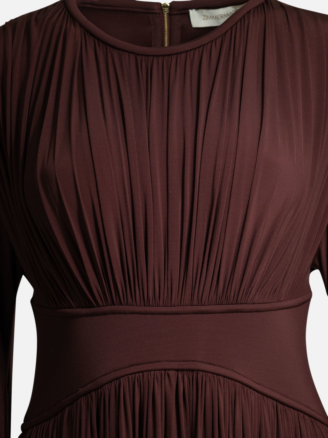 Long dresses Solid colour  Bordeaux - Zimmermann Women | PDP | VIETTI Online Store | Zoom-Modal_3
