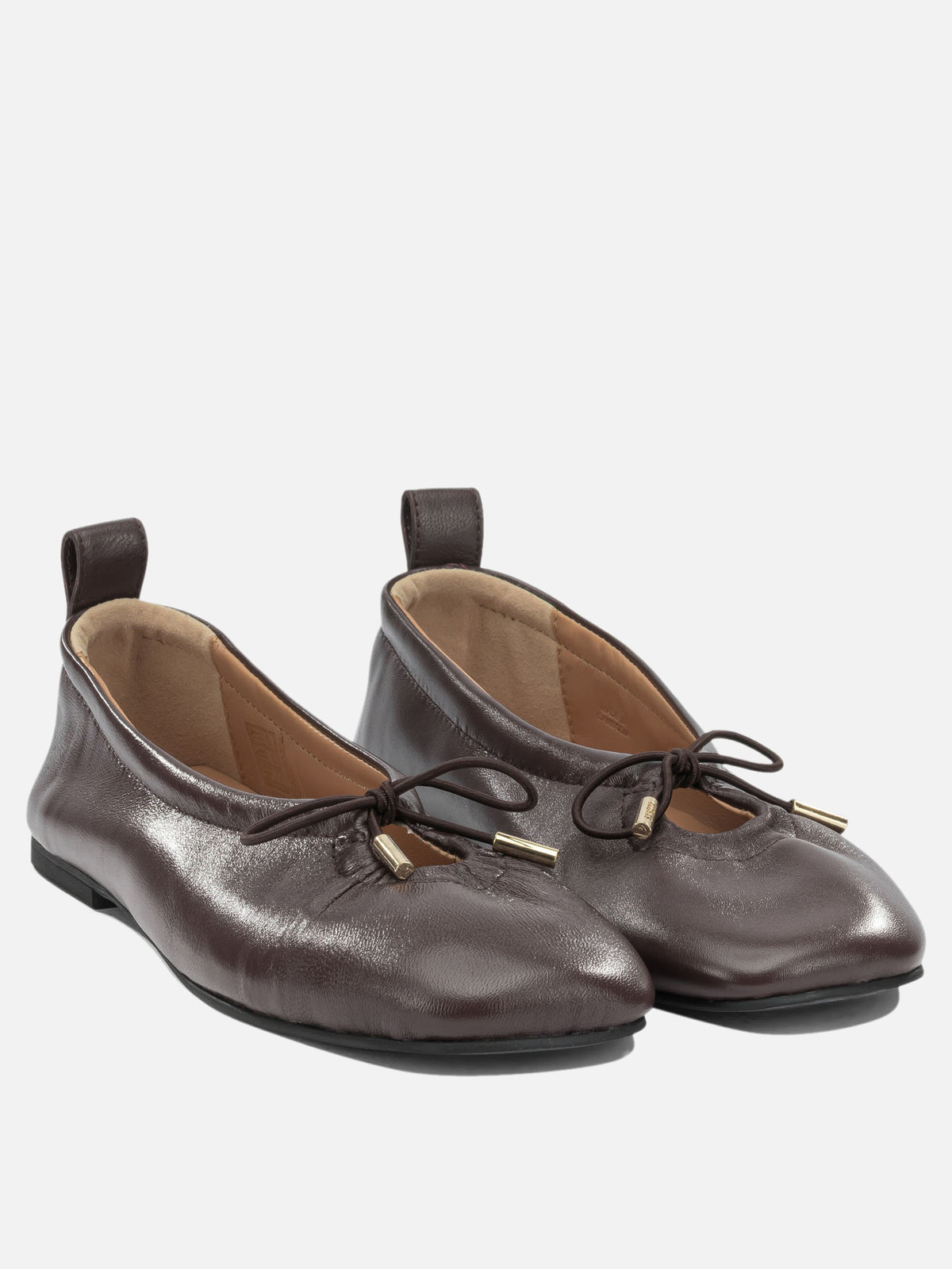 Alohas "Rosalind" Classic Ballet Flats Bordeaux - VIETTI