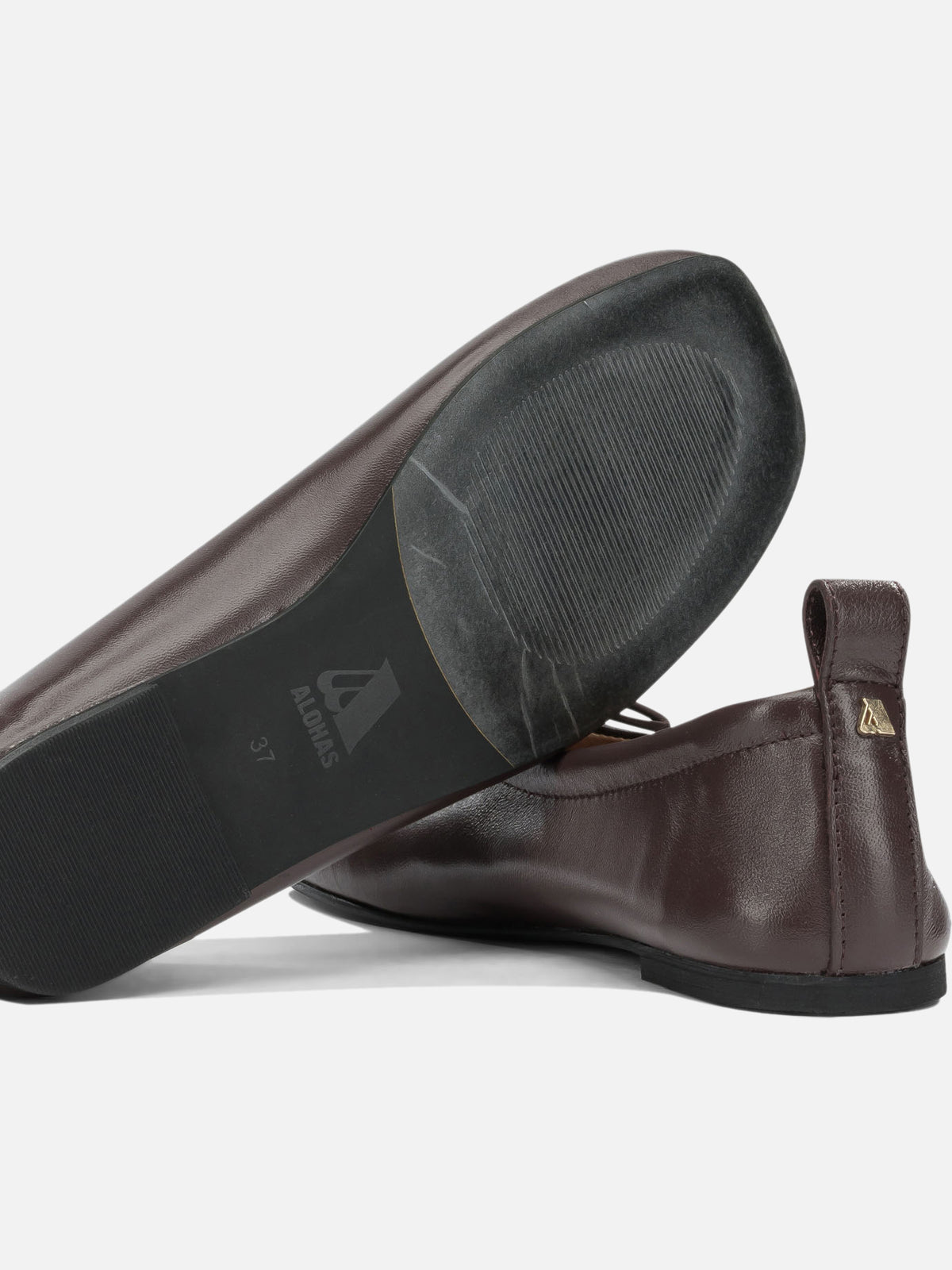 Alohas "Rosalind" Classic Ballet Flats Bordeaux