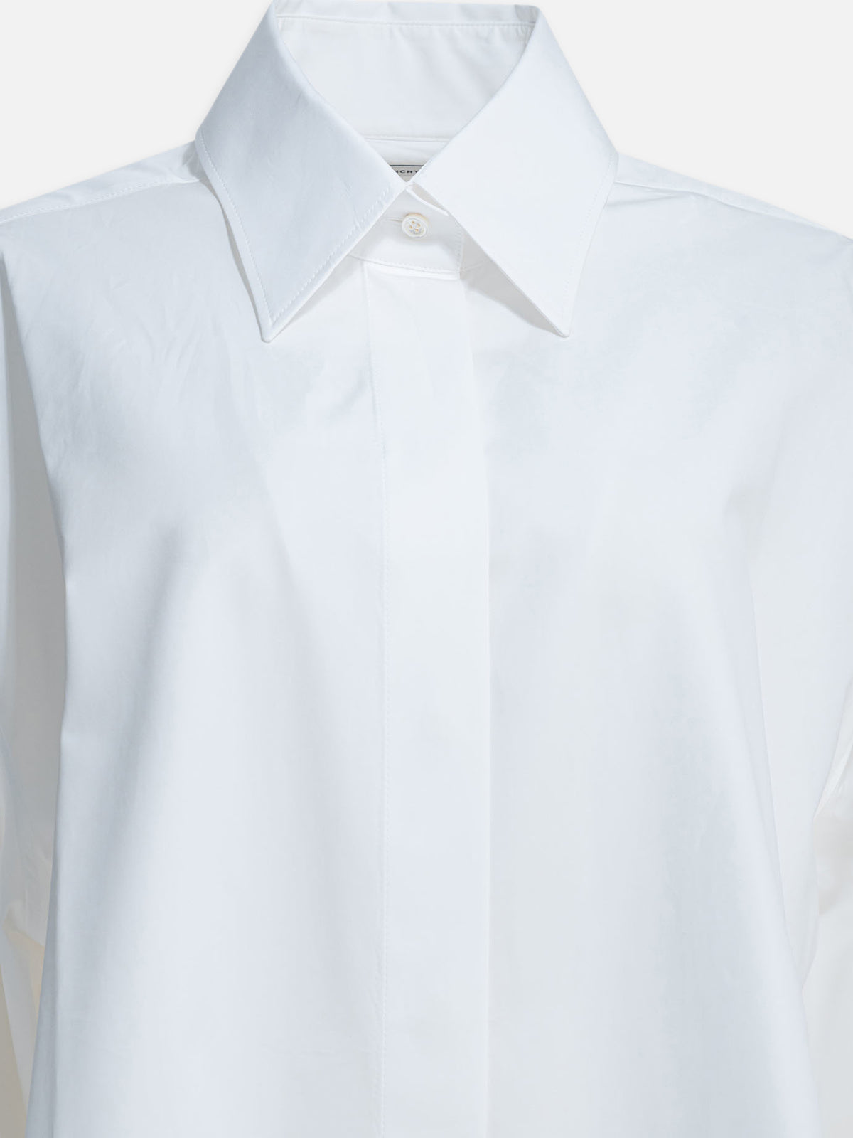 Givenchy Casual asymmetrical shirt White - VIETTI