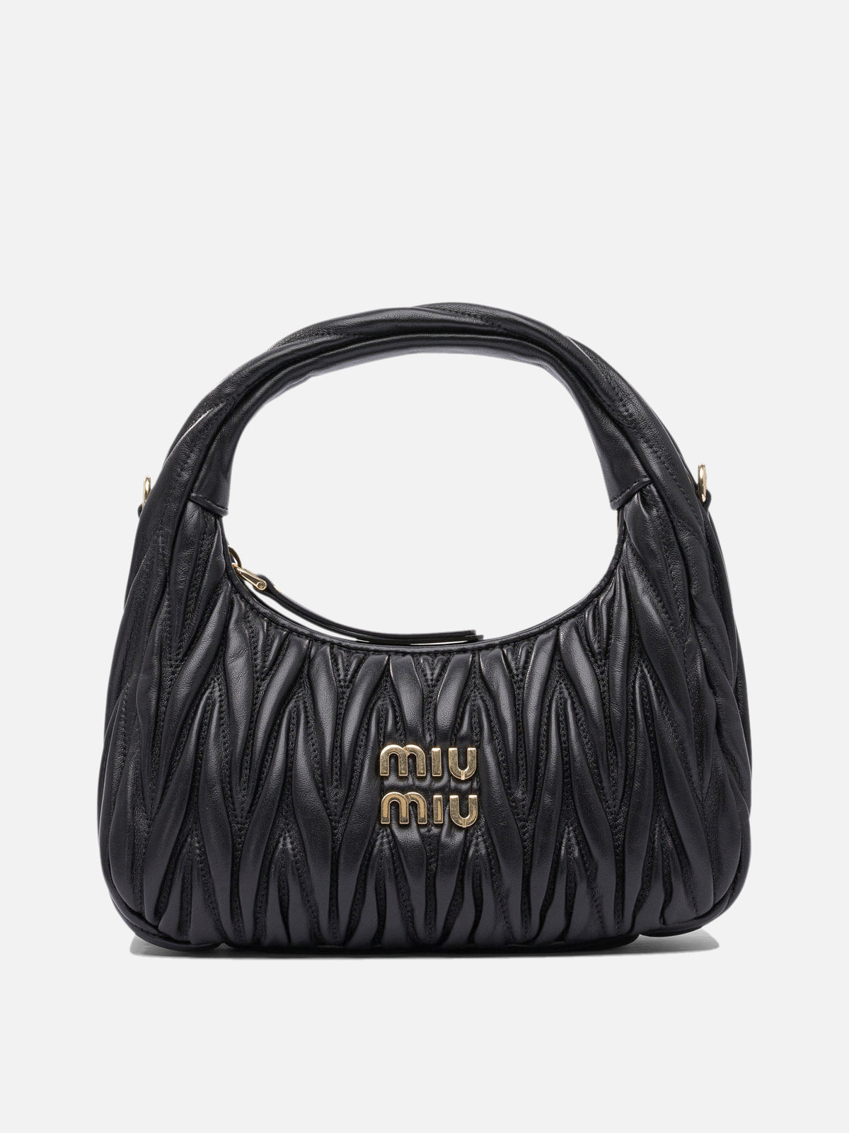 Miu Miu Borsa a mano "Wander" piccola Nero - VIETTI