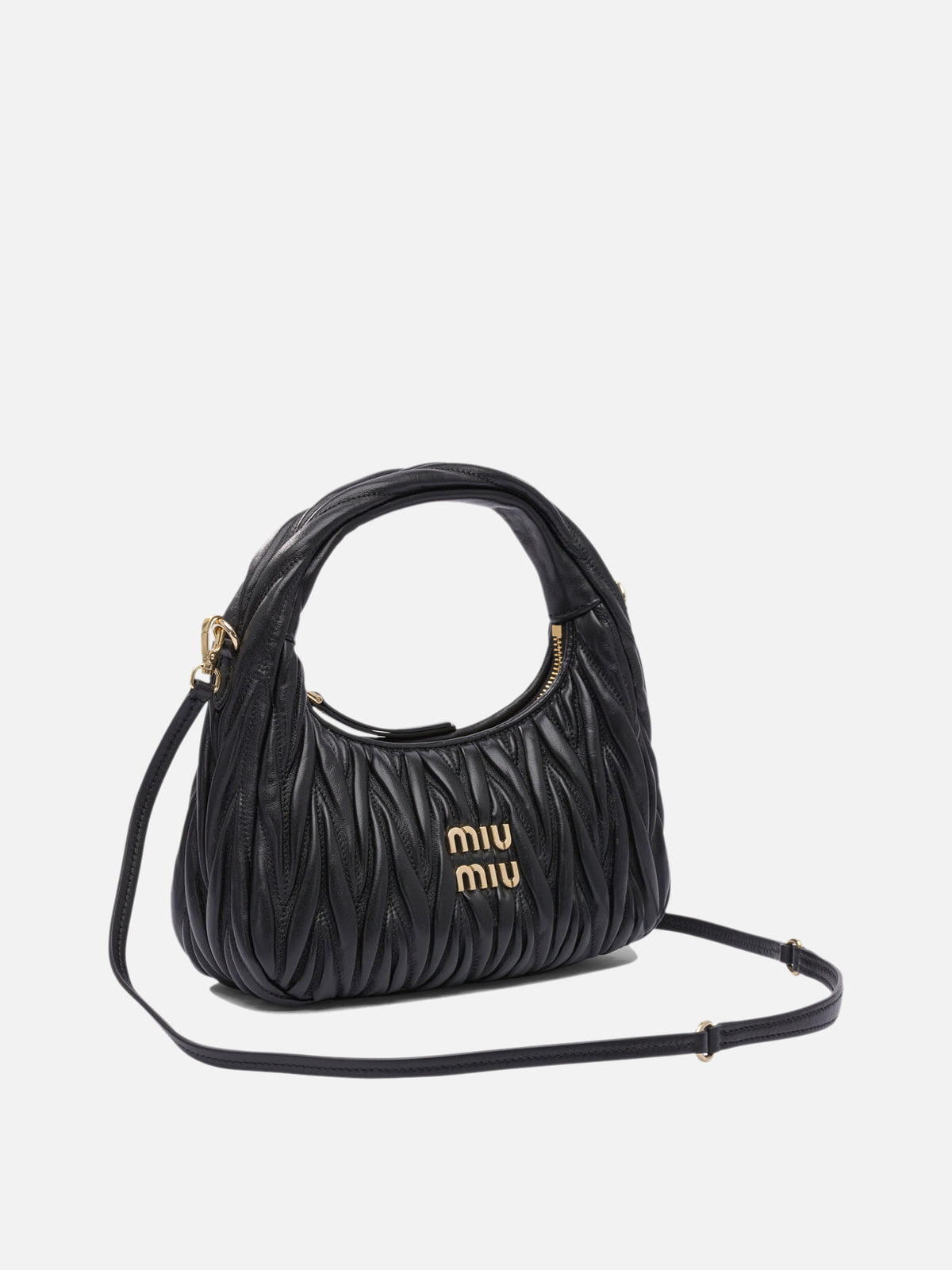 Miu Miu Borsa a mano "Wander" piccola Nero - VIETTI