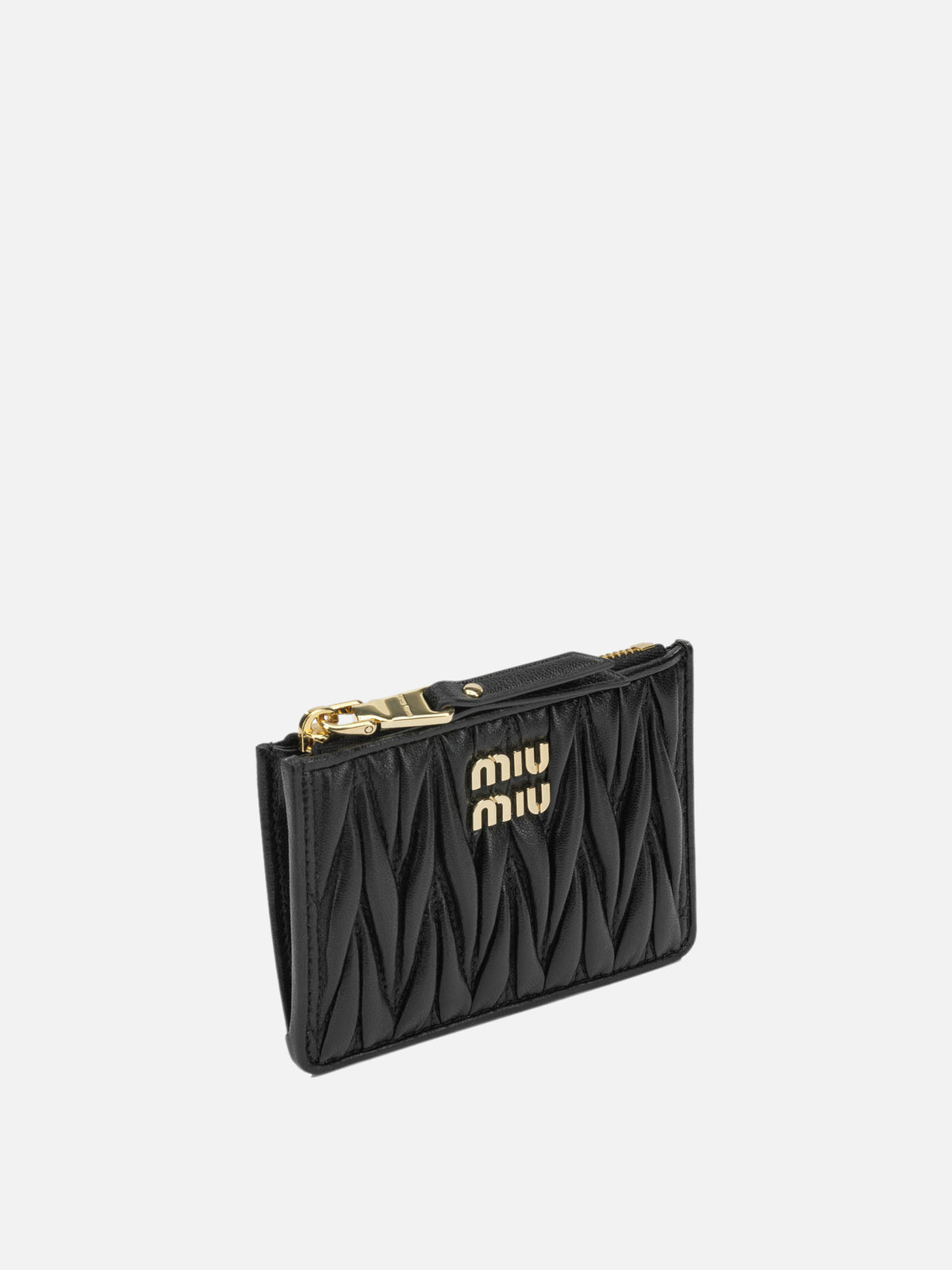 Miu Miu Quilted nappa leather cardholder Black - VIETTI