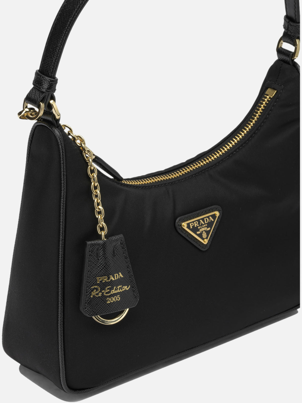 Prada "Re-Edition 2005" Small Shoulder Bag Black