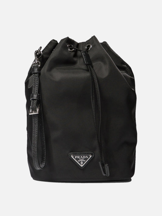Prada Re-Nylon Pouch Bag Black

