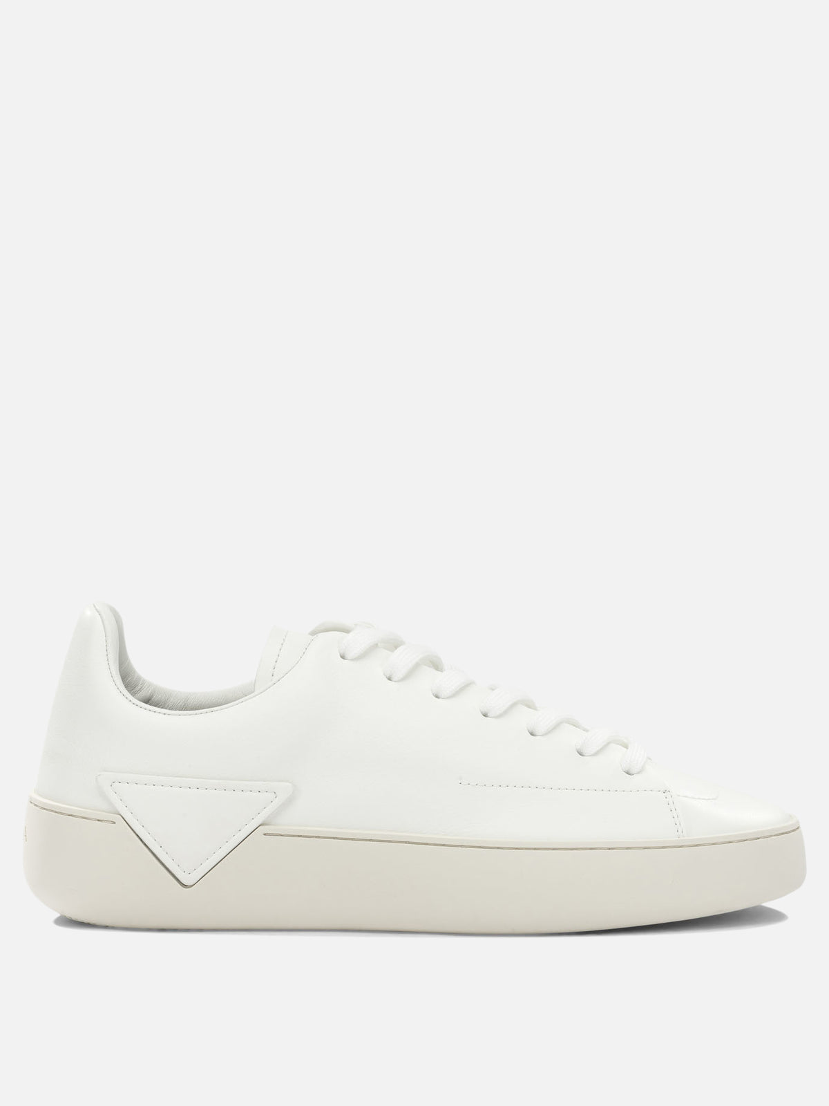 Prada "Court" Low-Top Sneakers White