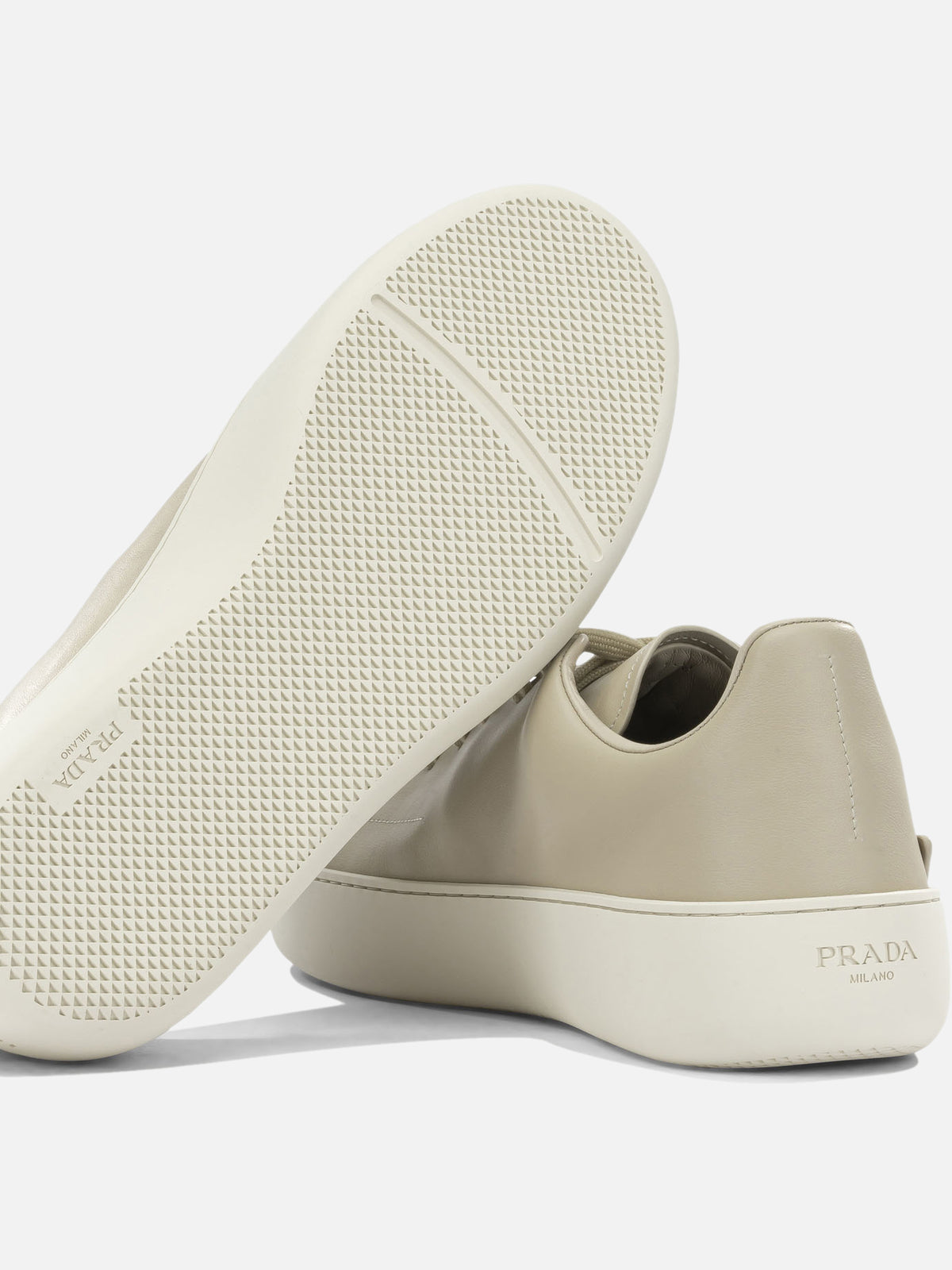 Prada "Court" Low-Top Sneakers Beige - VIETTI