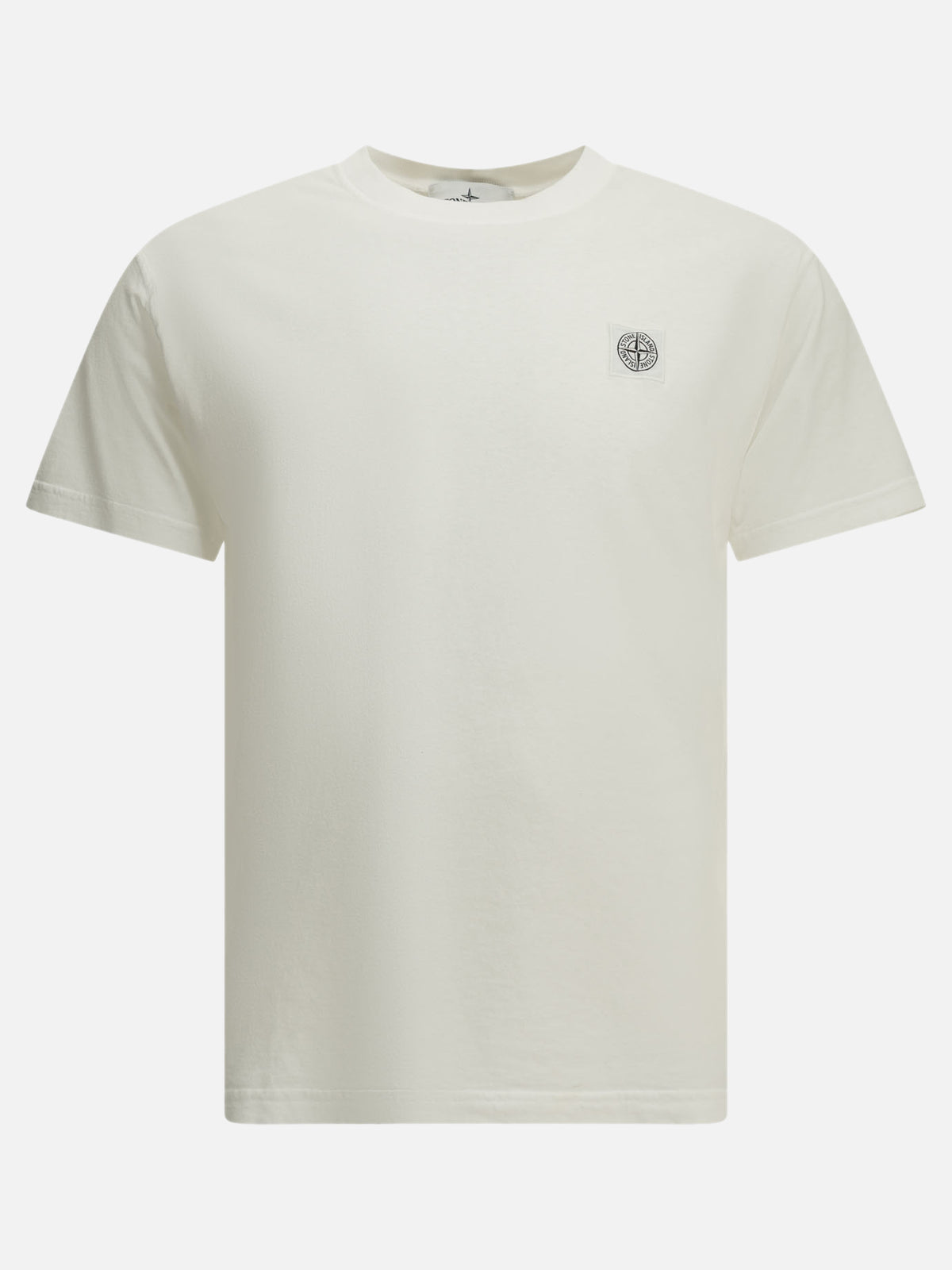 Stone Island Crew-neck T-shirt with logo White