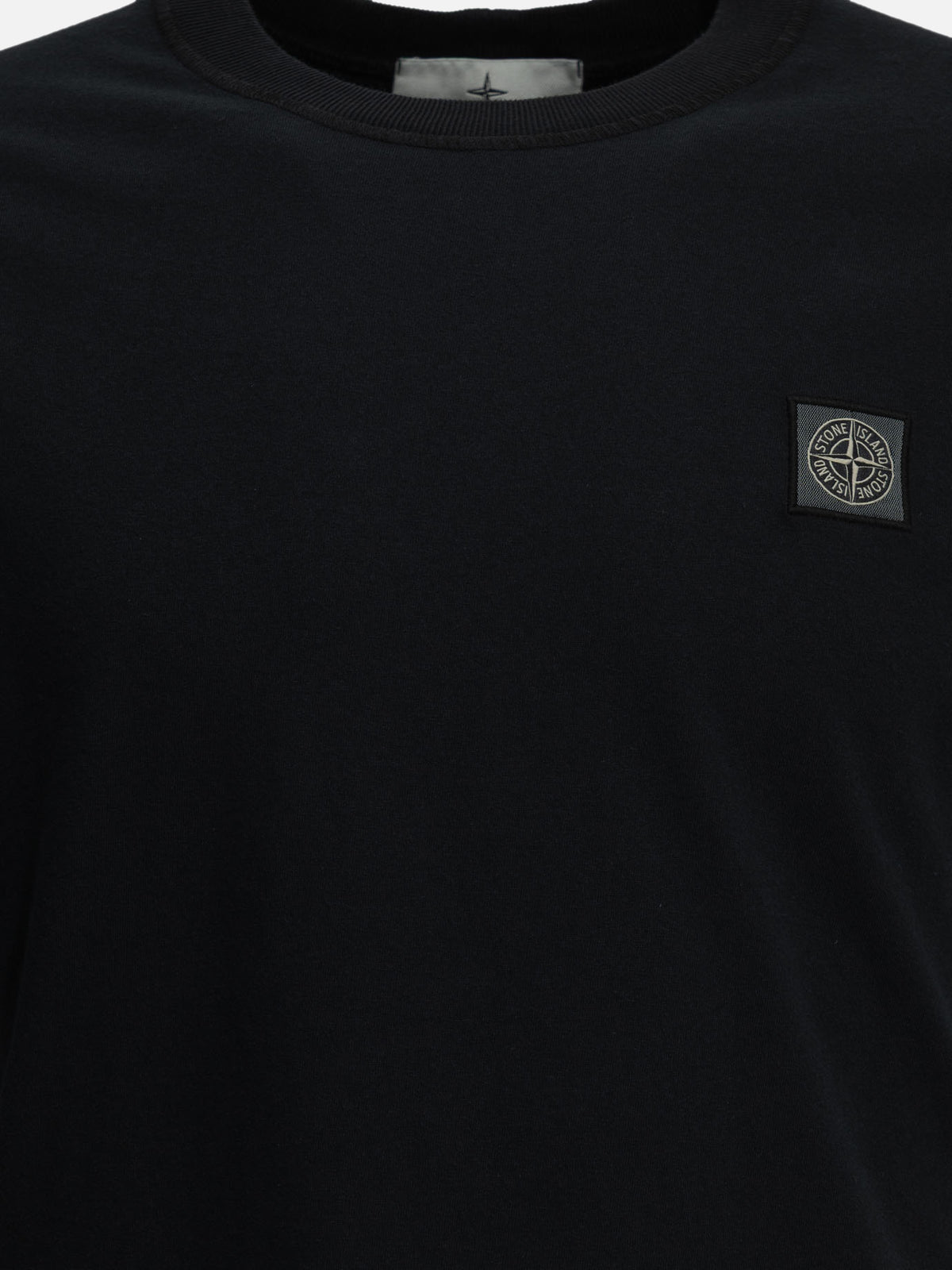 Stone Island Crew-neck T-shirt with logo Blue