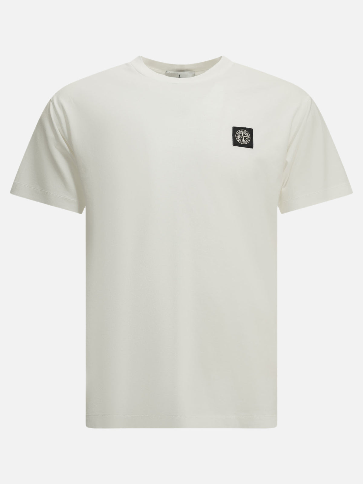 Stone Island Crew-neck T-shirt with logo White