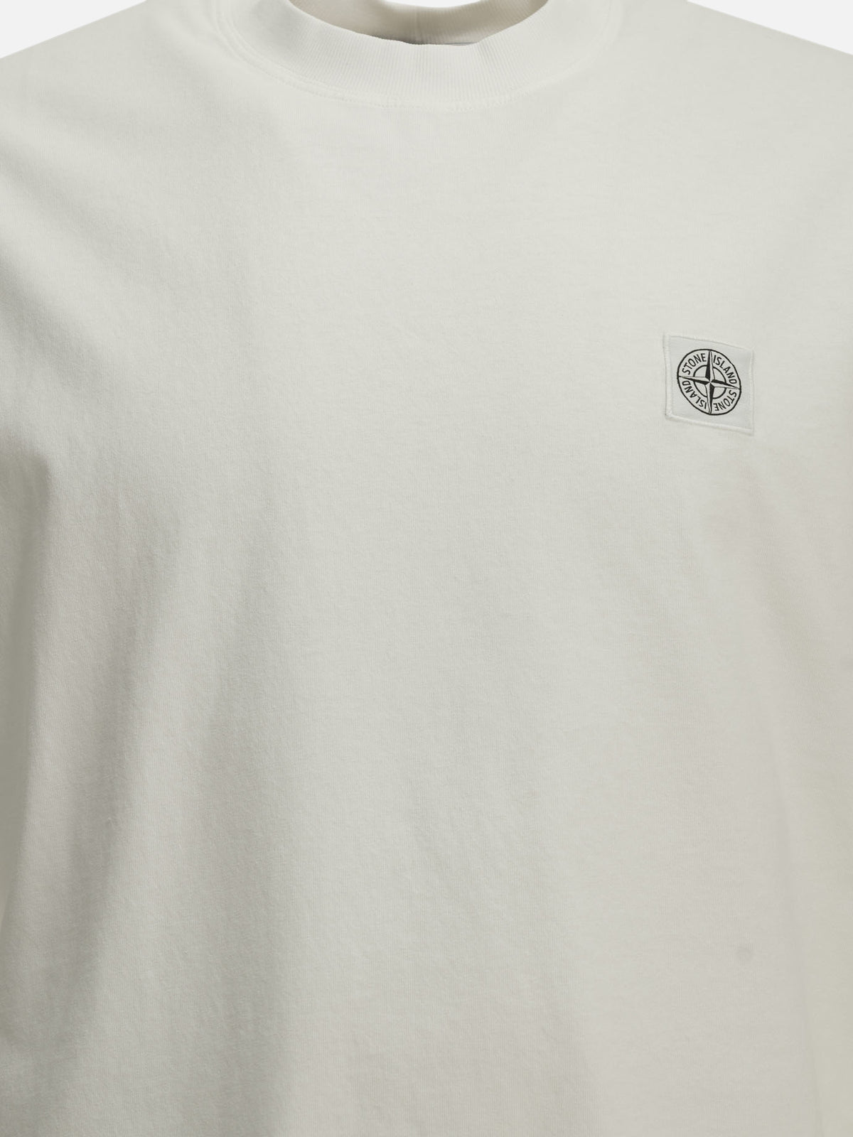 Stone Island Crew-neck T-shirt with logo White