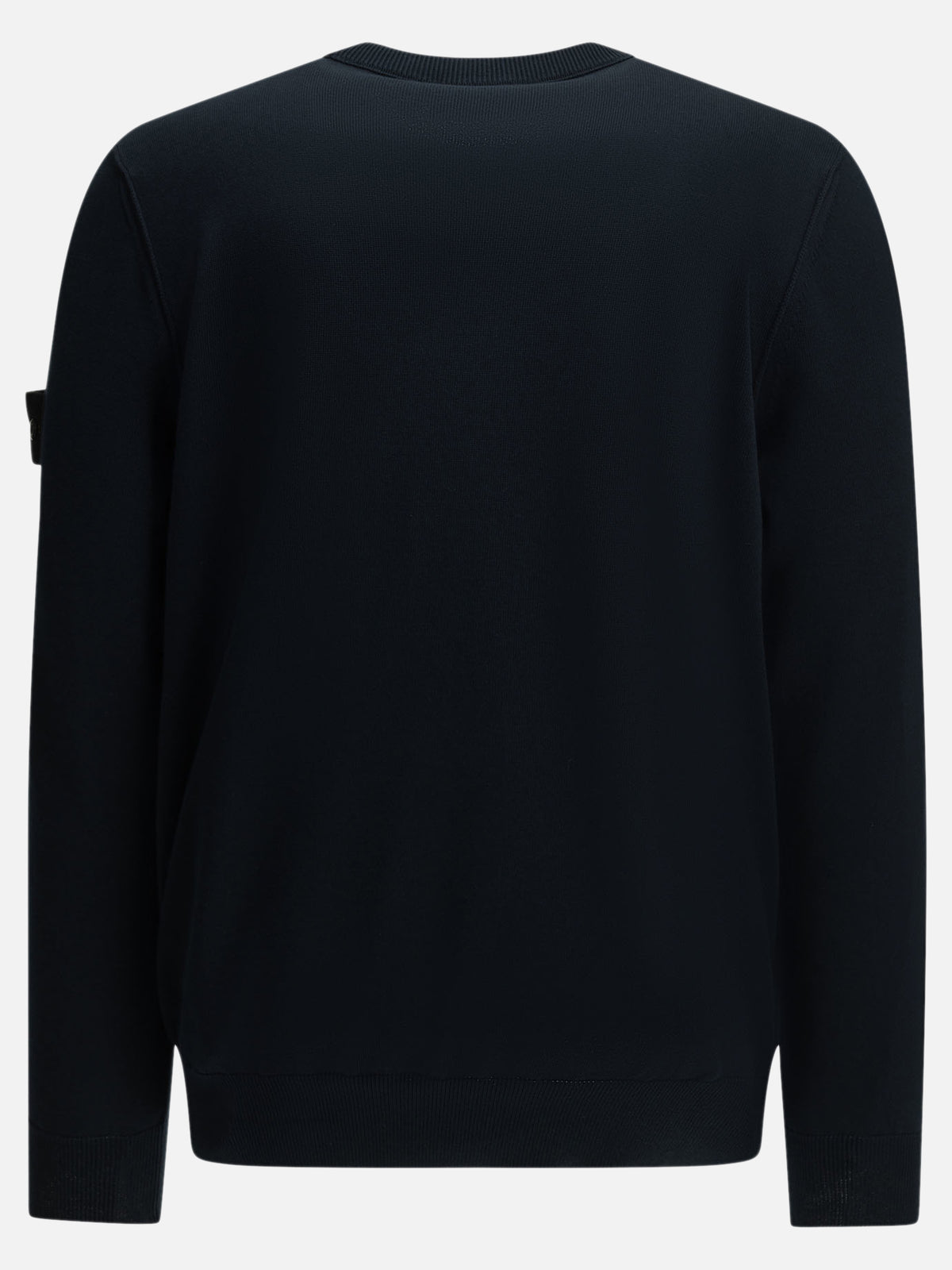 Stone Island Crewneck sweater with logo Blue - VIETTI