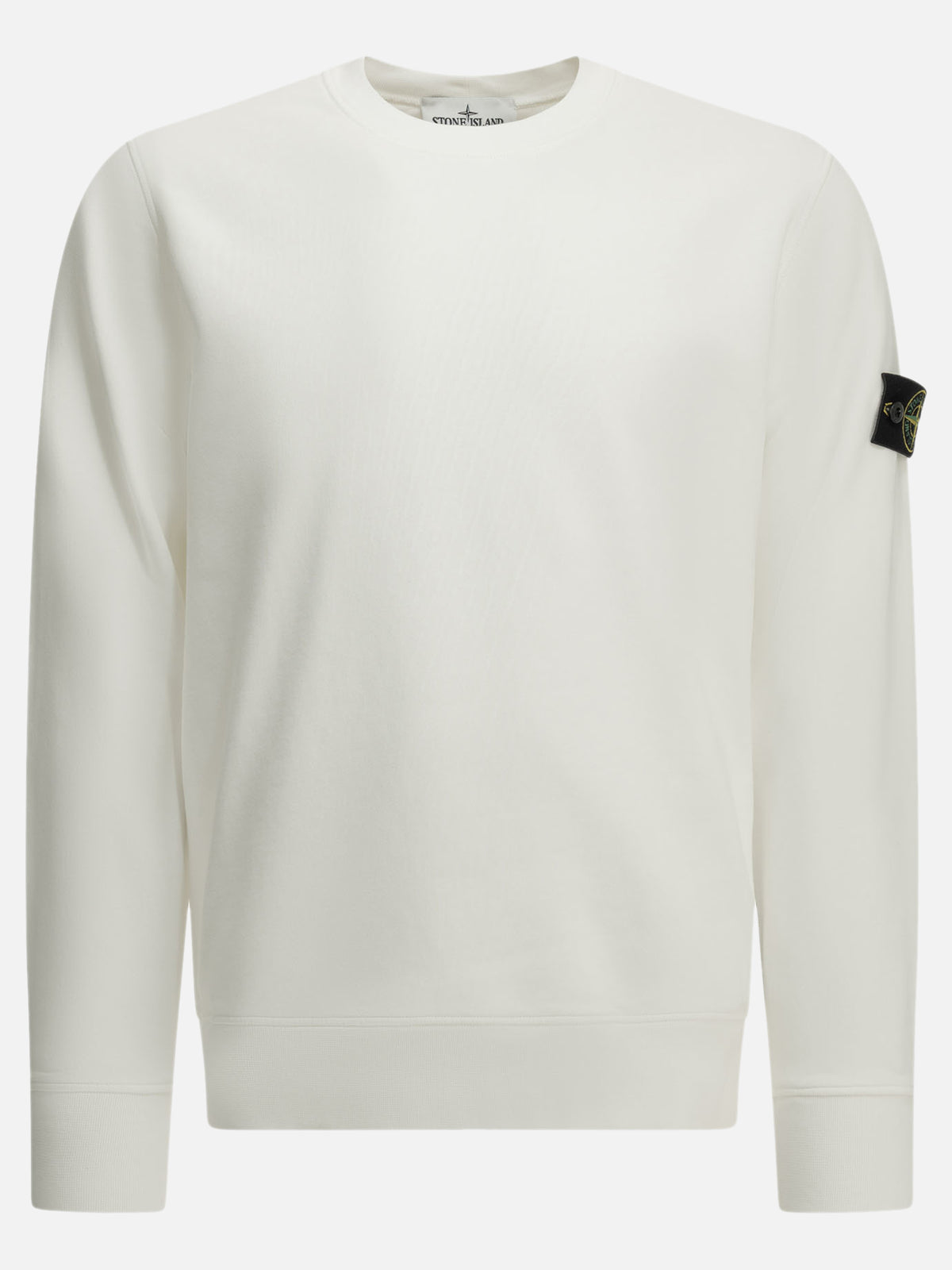 Stone Island Crewneck sweatshirt with logo White