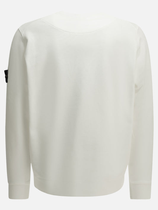 Stone Island Crewneck sweatshirt with logo White

