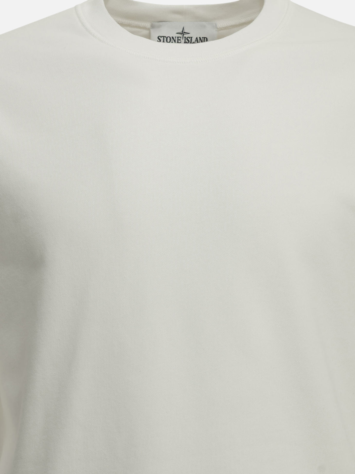 Stone Island Crewneck sweatshirt with logo White
