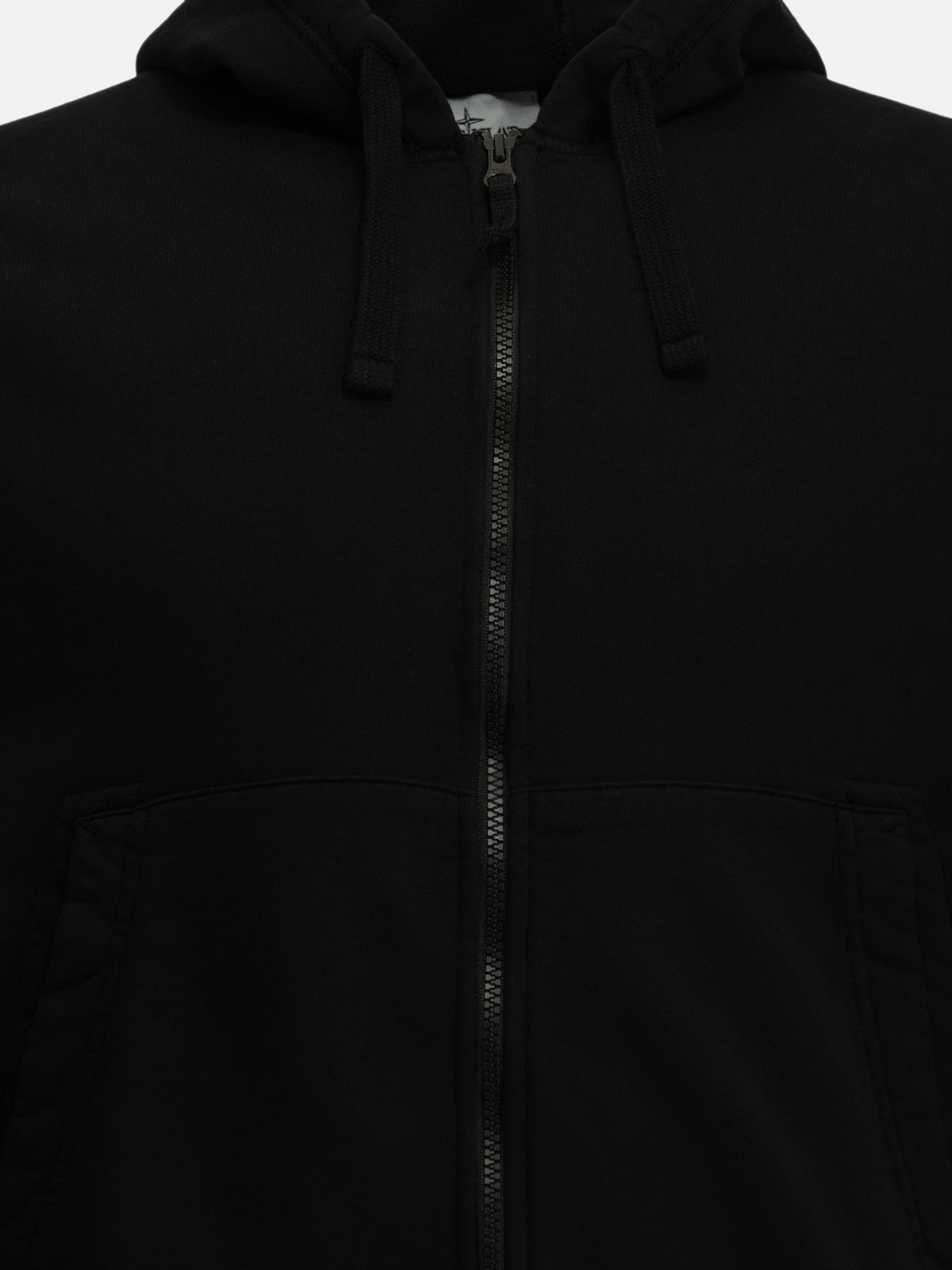 Stone Island Felpa con zip e logo Nero - VIETTI