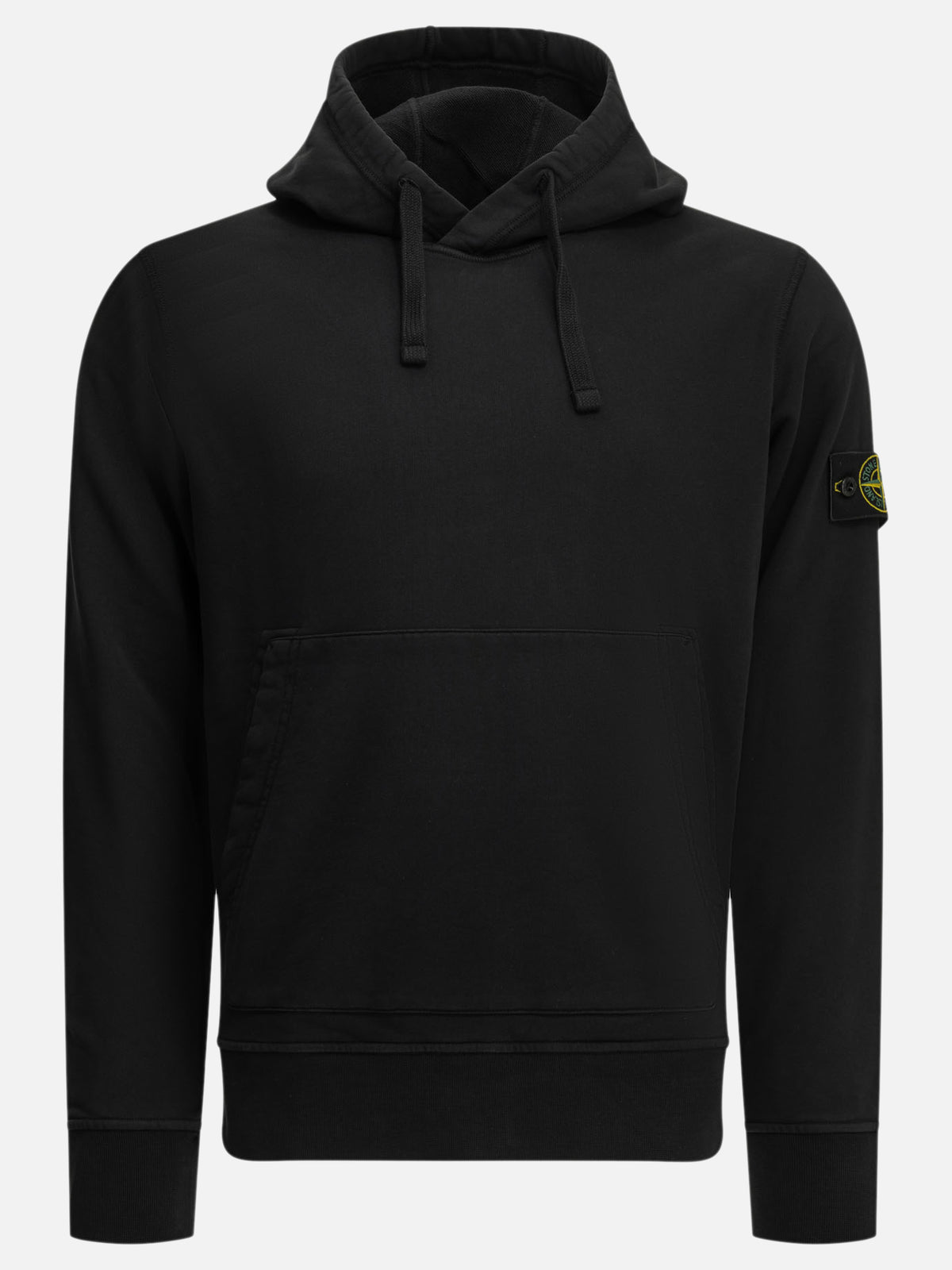 Stone Island Hoodie with logo Black
