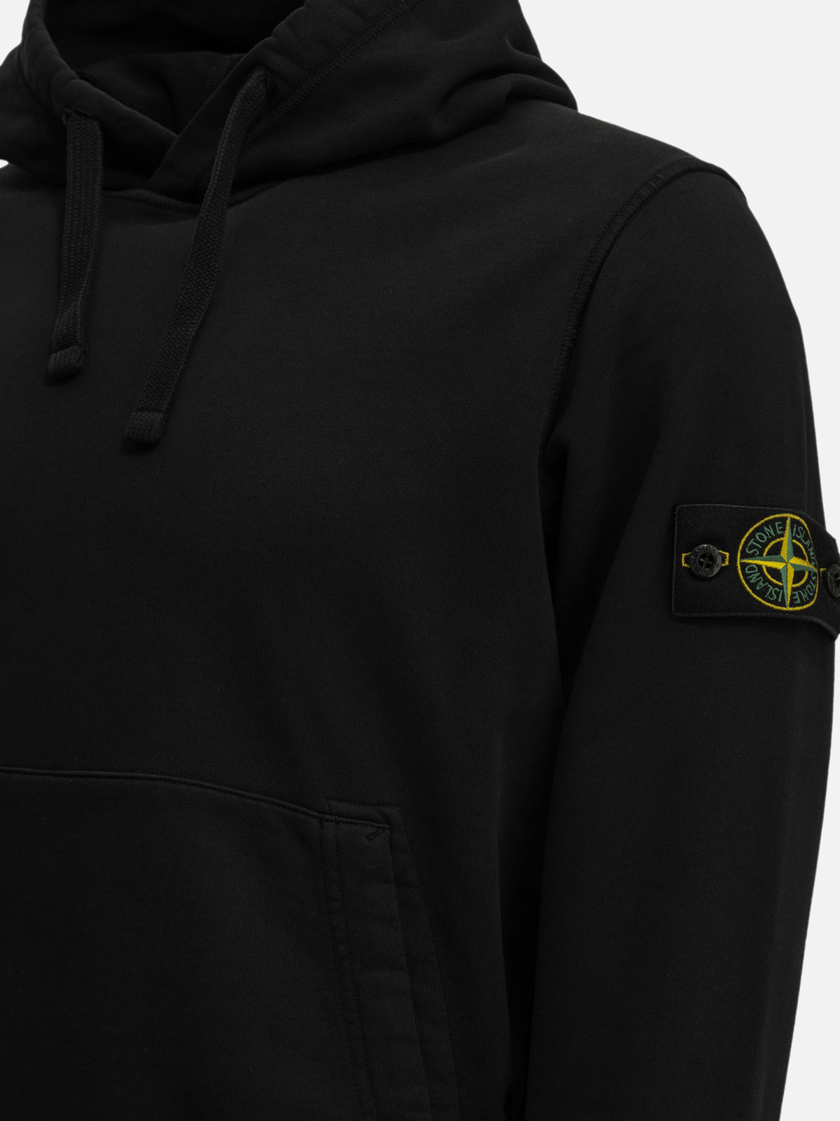 Stone Island Hoodie with logo Black