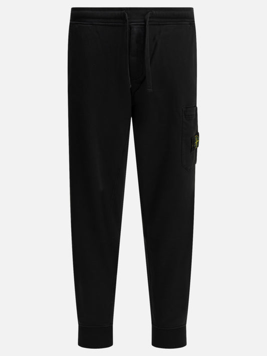 Stone Island Sports Pants with Logo Black

