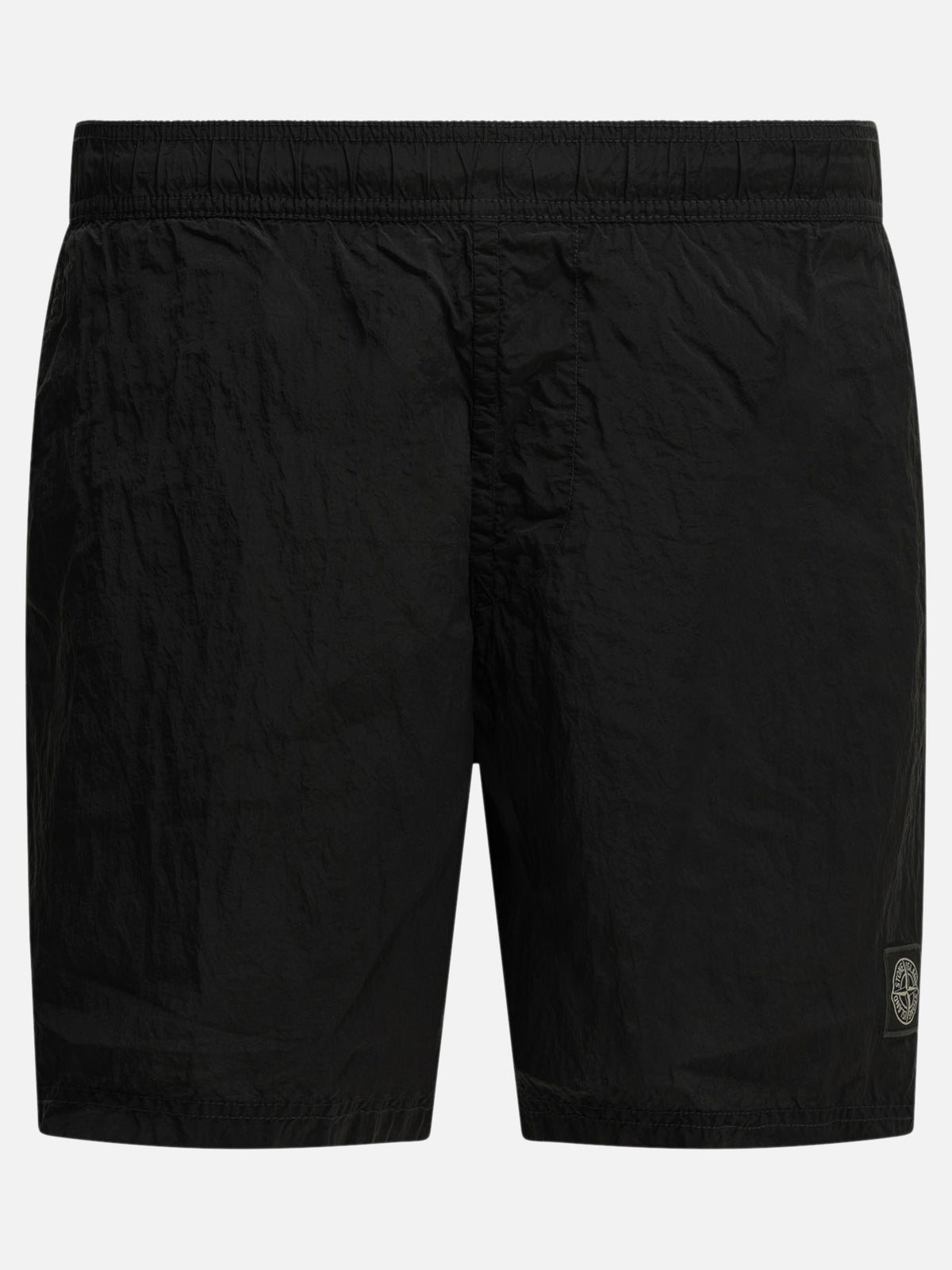 Stone Island "Metal" Beach Shorts Black