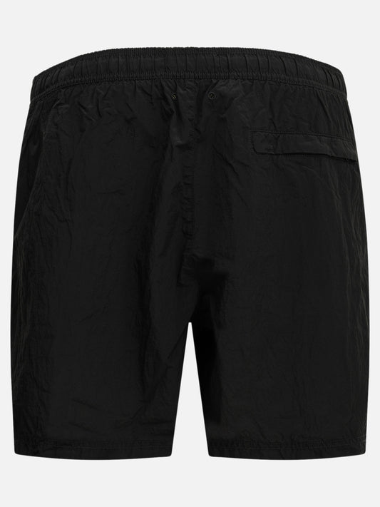 Stone Island "Metal" Beach Shorts Black


