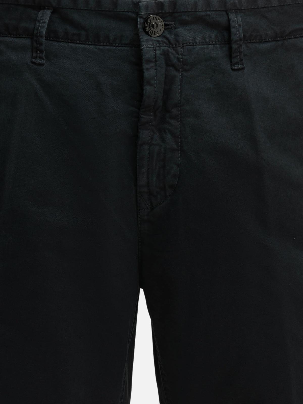Stone Island Logo Cargo Shorts Blue - VIETTI