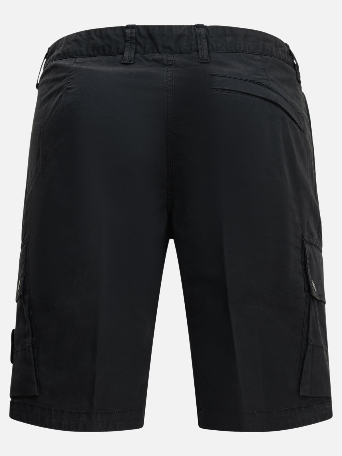 Stone Island Logo Cargo Shorts Blue