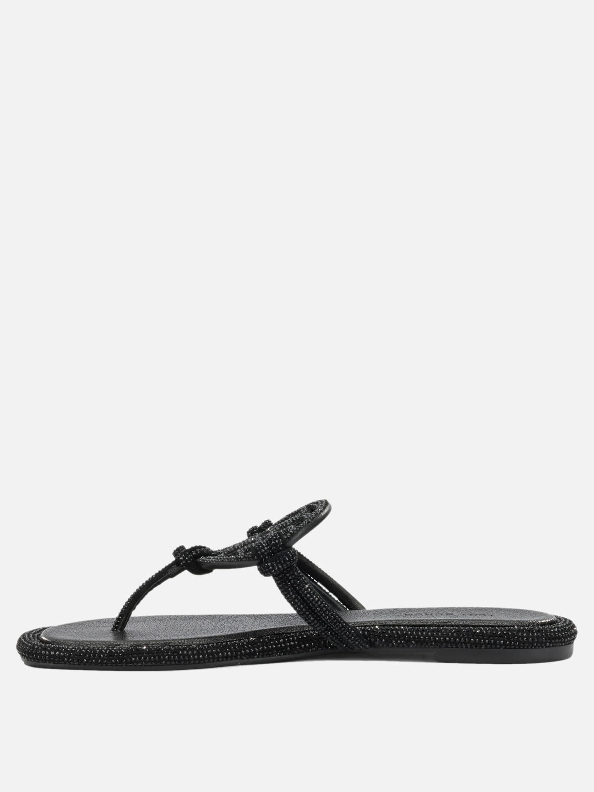 Tory Burch "Miller" Flat Sandals Black


