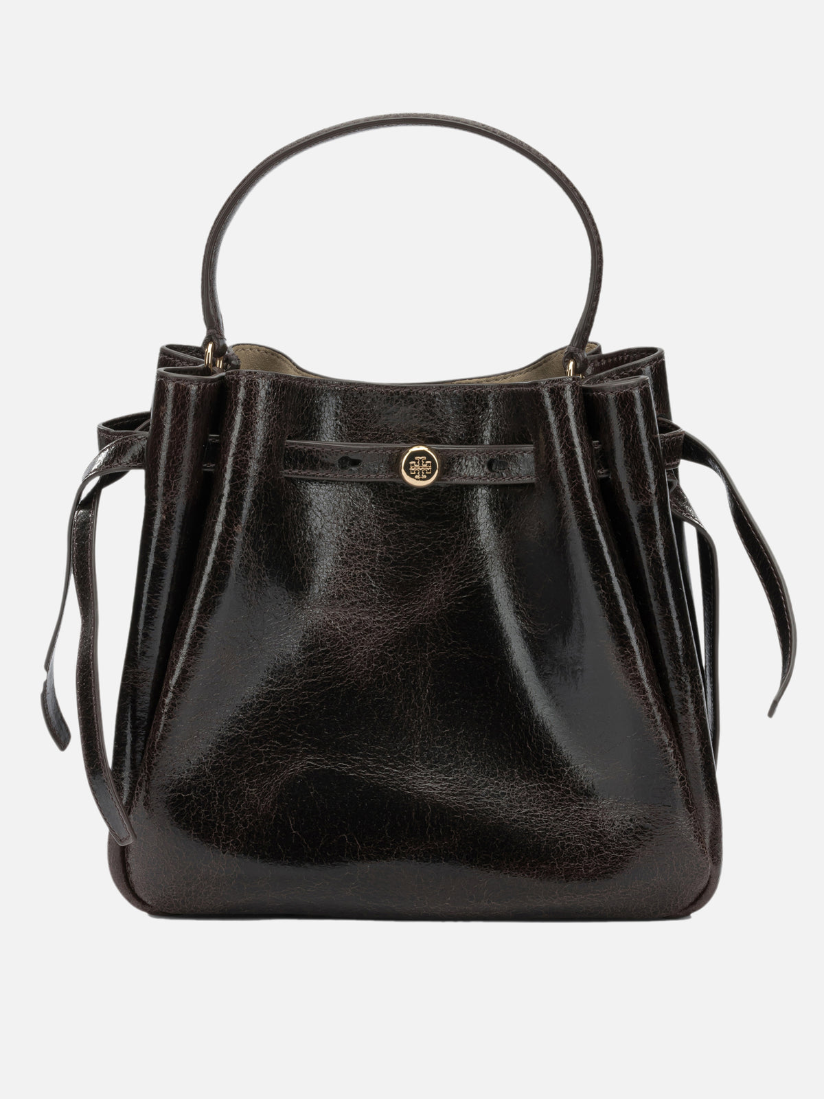 Tory Burch "Romy" Small Handbag Brown