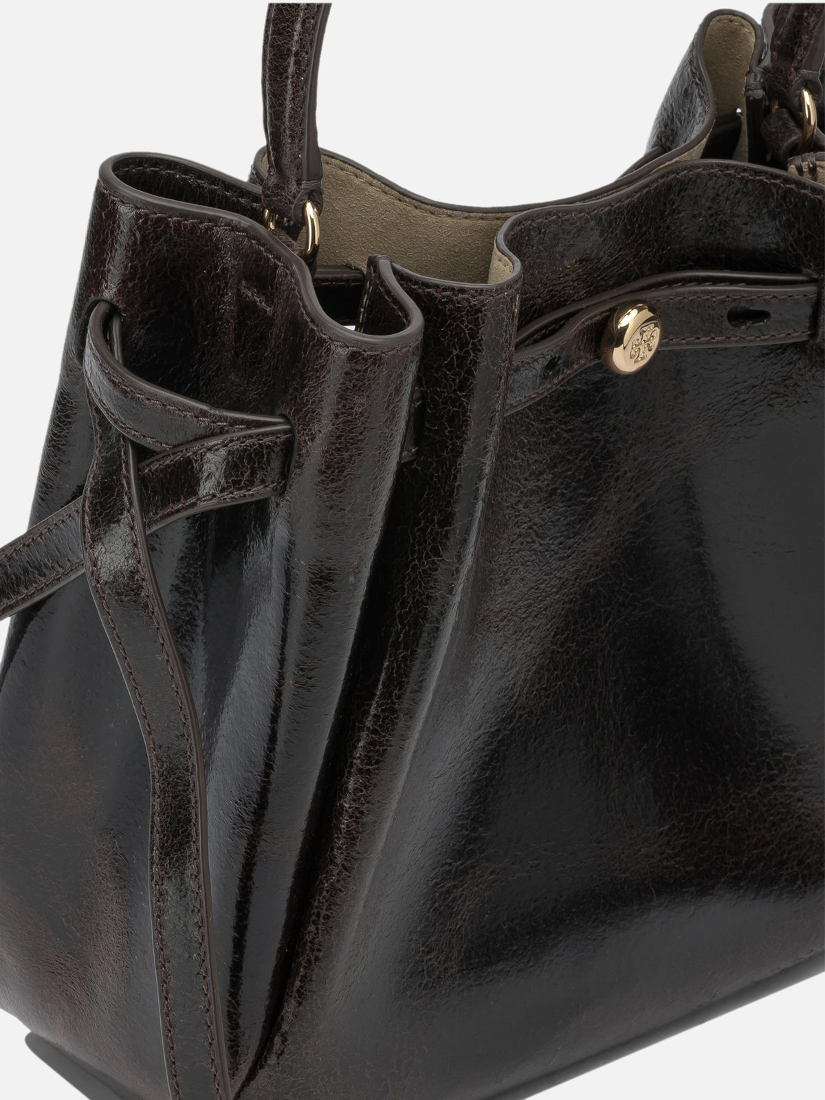 Tory Burch "Romy" Small Handbag Brown