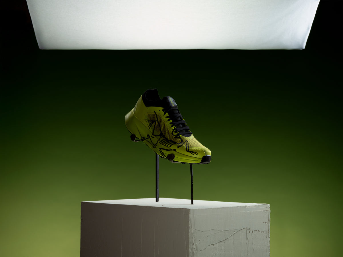 Arc'teryx Sylan 2 trail running shoe, studio still life