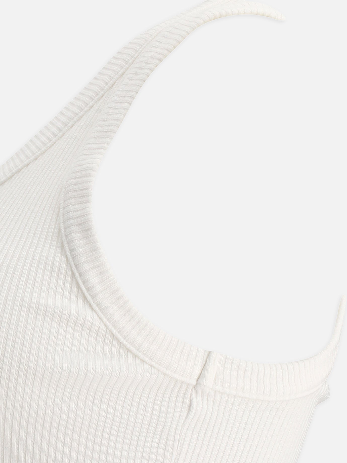 Canotte 49% cotton 49% lyocell 2% spandex  Bianco - Agolde Donna | PDP | VIETTI Online Store | thumbnail_4