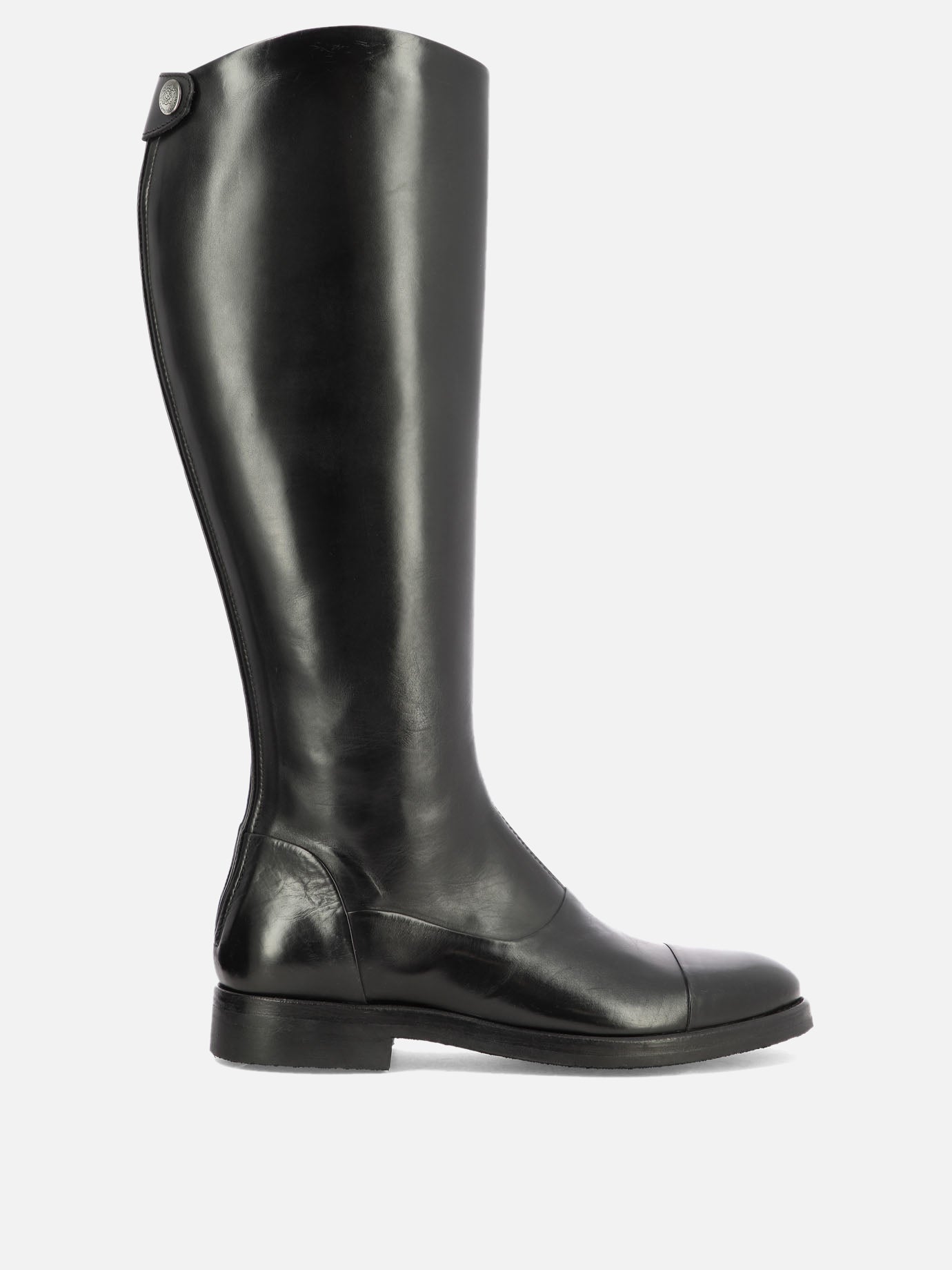 Al ginocchio 100% pelle - 100% gomma  Nero - Alberto Fasciani Donna | PDP | VIETTI Online Store | Zoom-Modal

