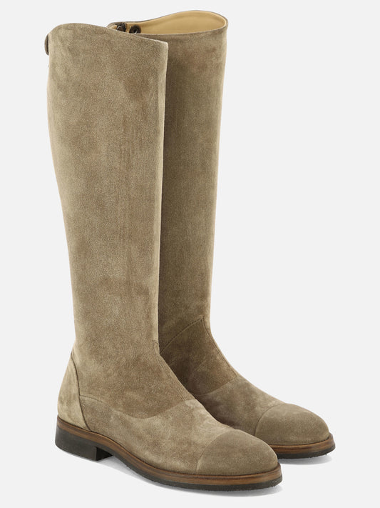 Knee-high 100% scamosciato - 100% gomma  Brown - Alberto Fasciani Women | PLP | VIETTI Online Store | 2
