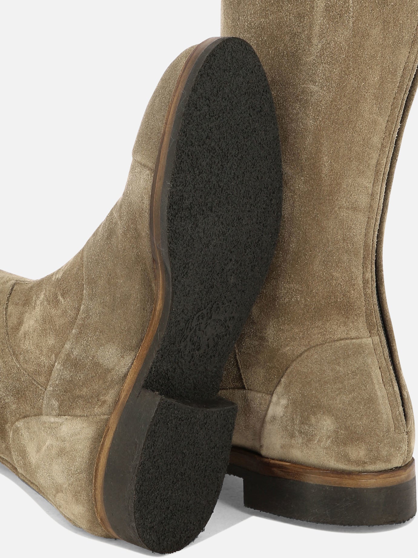 Al ginocchio 100% scamosciato - 100% gomma  Marrone - Alberto Fasciani Donna | PDP | VIETTI Online Store | Zoom-Modal_5

